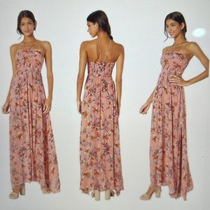 Free People One step ahead Maxi Slip Dress S